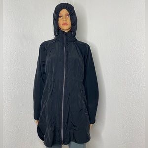 Athleta Black Hooded Jacket